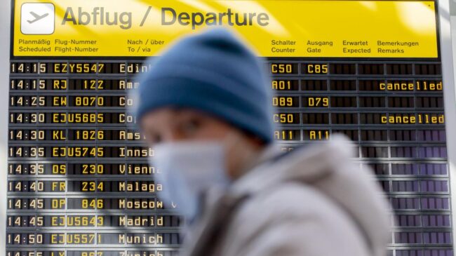El aeropuerto de Berlín cancela todos sus vuelos por la huelga de sus trabajadores