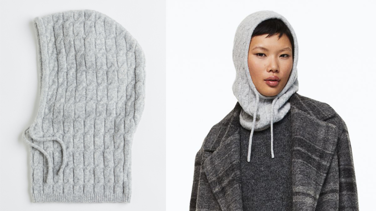 Balaclava gris de H&M