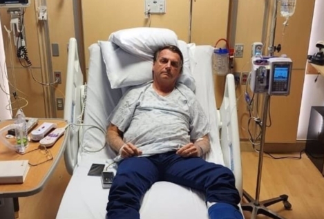 Bolsonaro sale del hospital de EEUU en el que fue ingresado por fuertes dolores abdominales