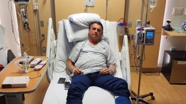 Bolsonaro sale del hospital de EEUU en el que fue ingresado por fuertes dolores abdominales