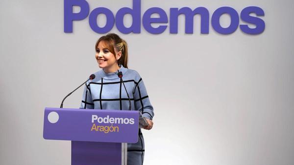 La líder de Podemos en Aragón califica de "tragedia" la aplicación del 'solo sí es sí'