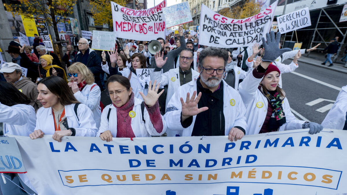 Los médicos de Madrid vuelven este jueves a la huelga tras fracasar la negociación