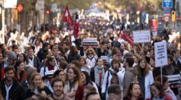 Las movilizaciones de médicos, docentes y taxistas, primer desafío de la calle a Aragonès