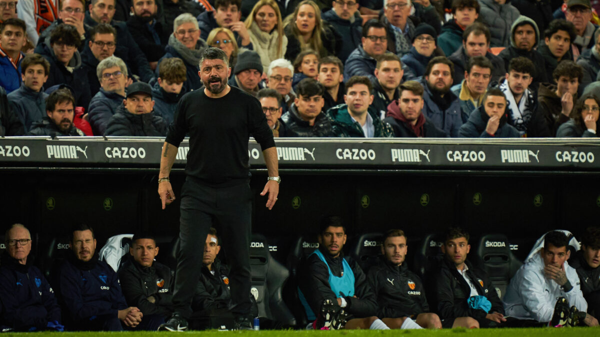 El Valencia CF destituye a su entrenador Gennaro Gattuso tras los malos resultados