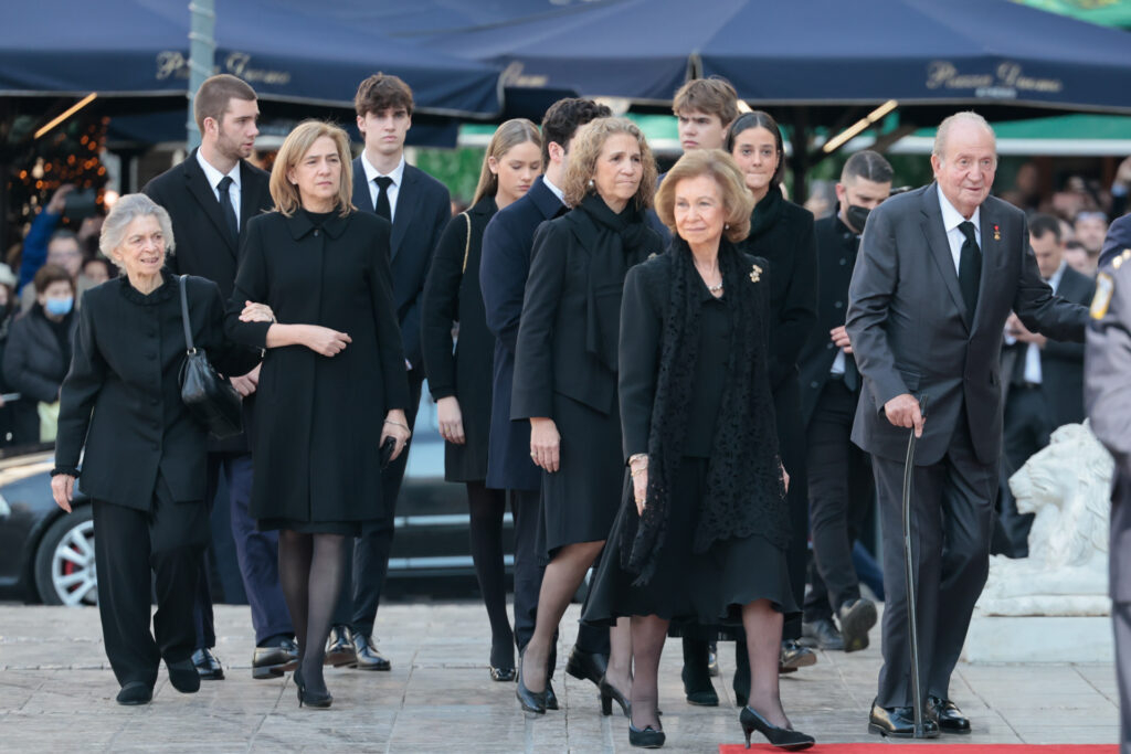 La Familia Real en el funeral de Constantino de Grecia. Gtres