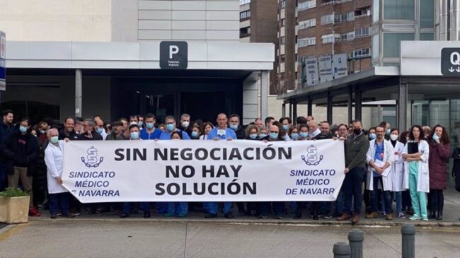 Los médicos de Navarra anuncian que irán a la huelga en febrero