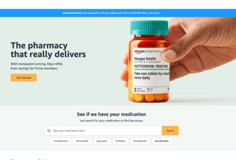 Amazon Prime apuesta por un nuevo servicio de entrega de medicamentos en casa
