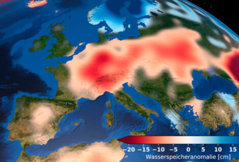 Los datos por satélite muestran una sequía persistente en Europa