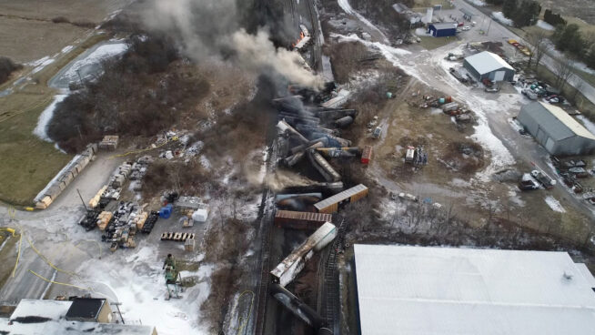 Miles de evacuados, gases tóxicos y alarma social: las claves del accidente de tren de Ohio