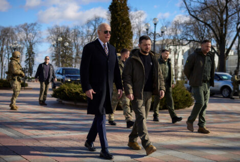 Estados Unidos informó a Rusia de la visita de Biden a Kiev con «fines de distensión»