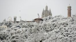 (VÍDEO) Las impresionantes imágenes que ha dejado la nieve en el litoral catalán: el Tibidabo se cubre de blanco