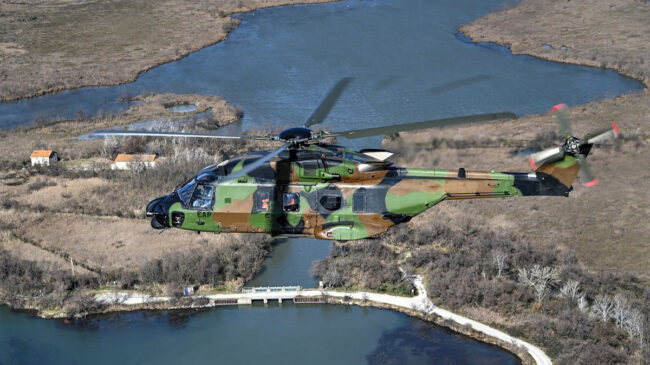 Francia logra que un helicóptero militar vuele con combustible a base de aceite de cocina