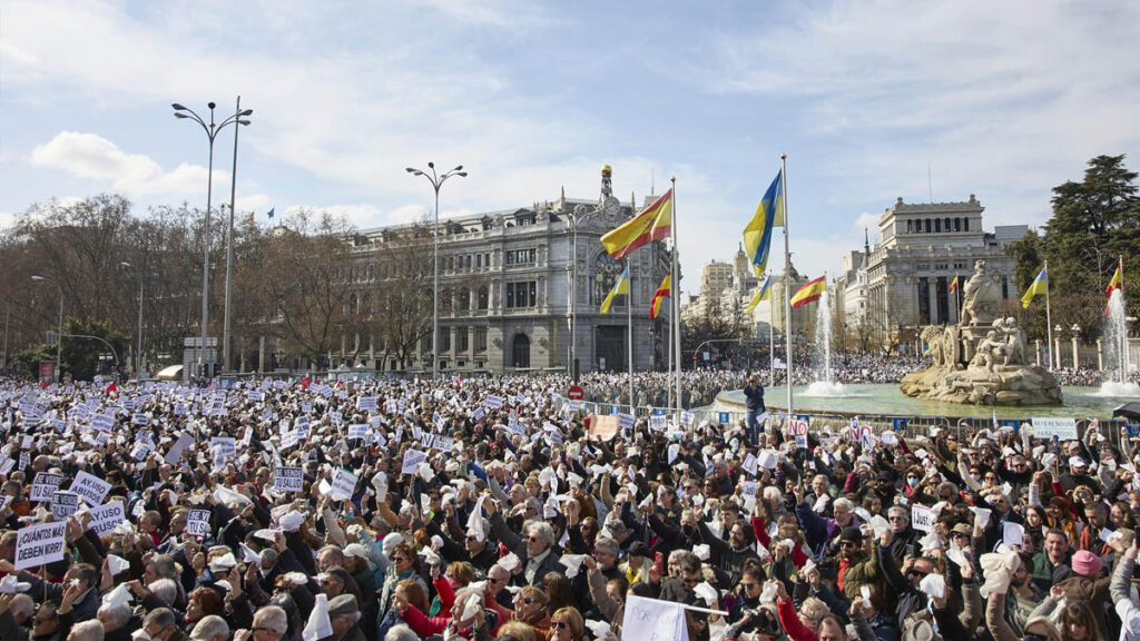 Protesta de la sanidad en Madrid