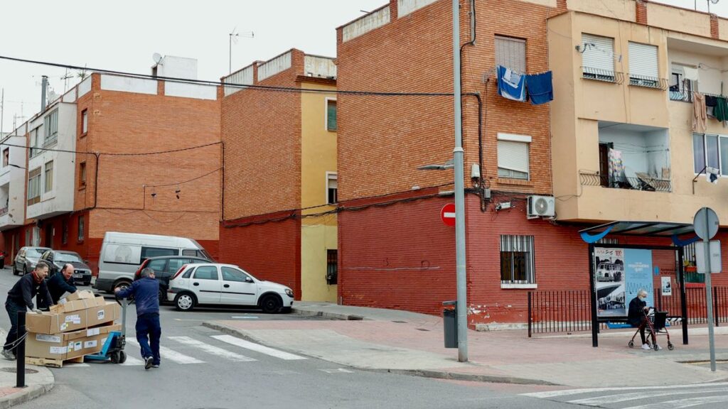 El barrio de Carbonaire, en Vall d'Uxó, donde tuvo lugar el tiroteo en el que ha muerto una mujer embarazada