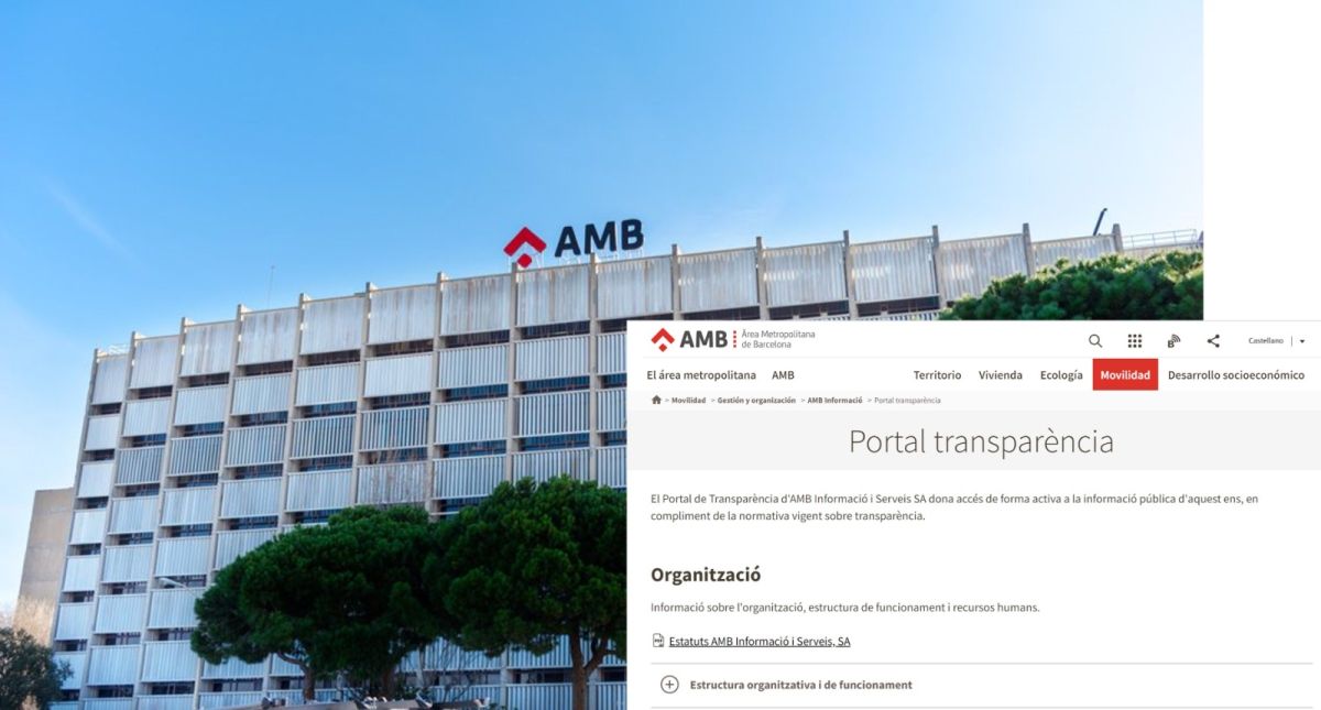 El AMB estrena su nueva web de transparencia con más trabas para buscar información