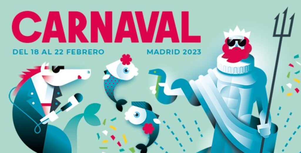 Cartel promocional de los Carnavales de Madrid
