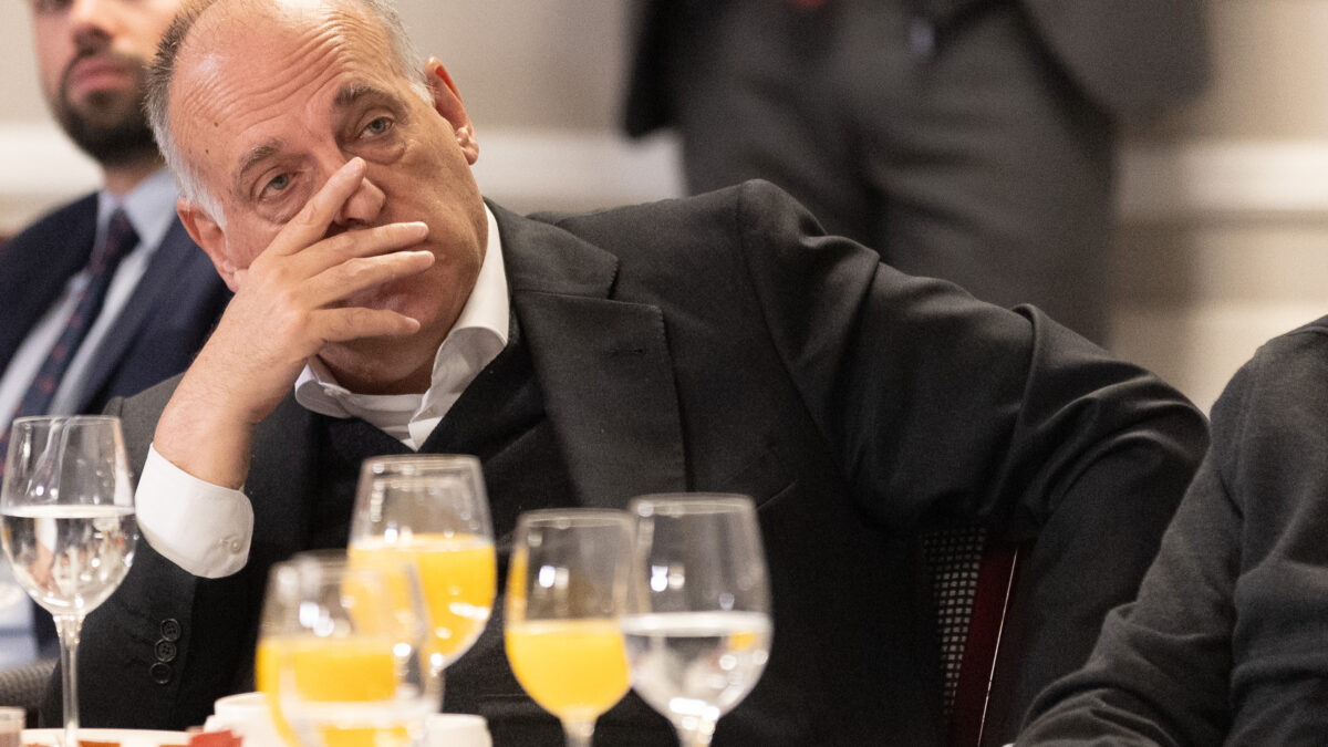 Tebas, sobre el ‘caso Negreira’: «Se tiene que aclarar, hay indicios de que algo no está bien»