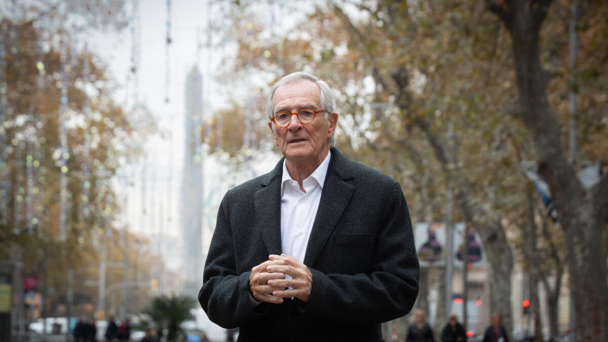 Jordi Pujol y Artur Mas arropan a Trias en un acto de precampaña a la alcaldía de Barcelona