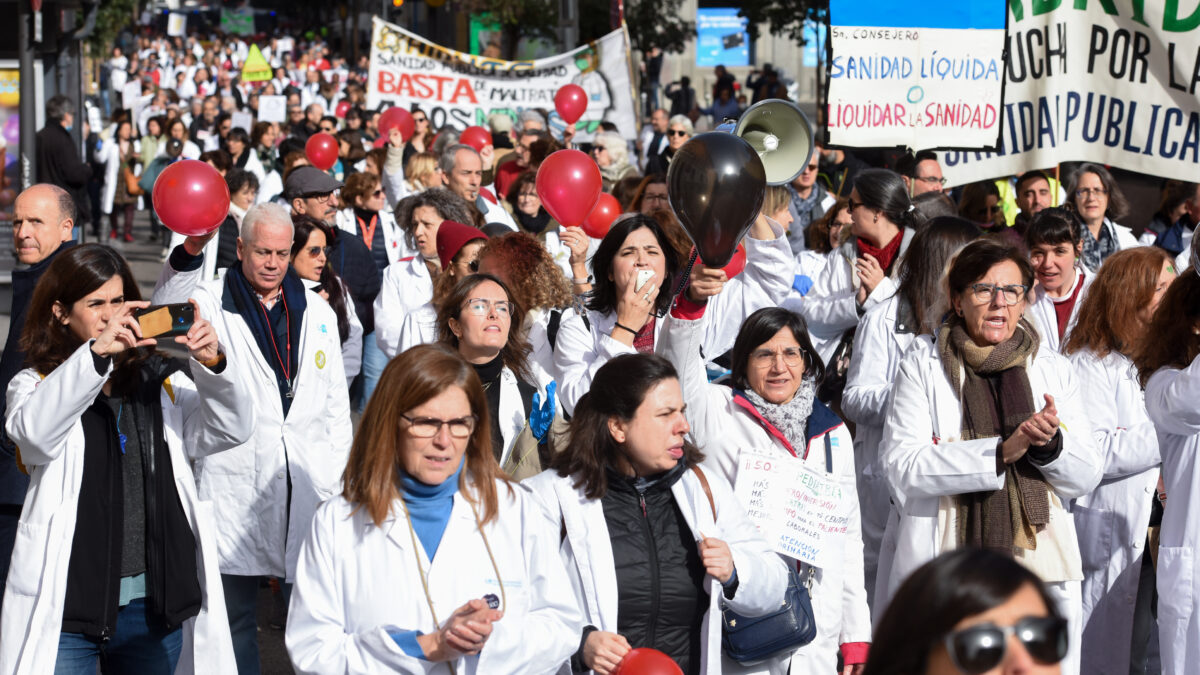 La huelga sanitaria de Madrid se extiende a los hospitales durante los días 1 y 2 de marzo