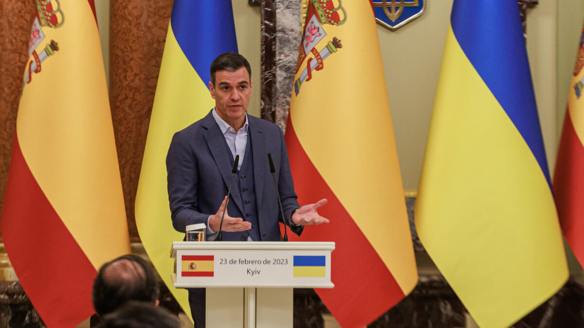 Sánchez en su visita a Zelensky: «El compromiso es firme, es rotundo»