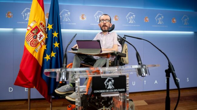 Echenique acusa al PSOE de no querer negociar la reforma del 'solo sí es sí'
