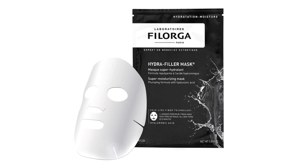 Mascarilla facial con ácido hialurónico de Filorga. (PVP: 10.90€)