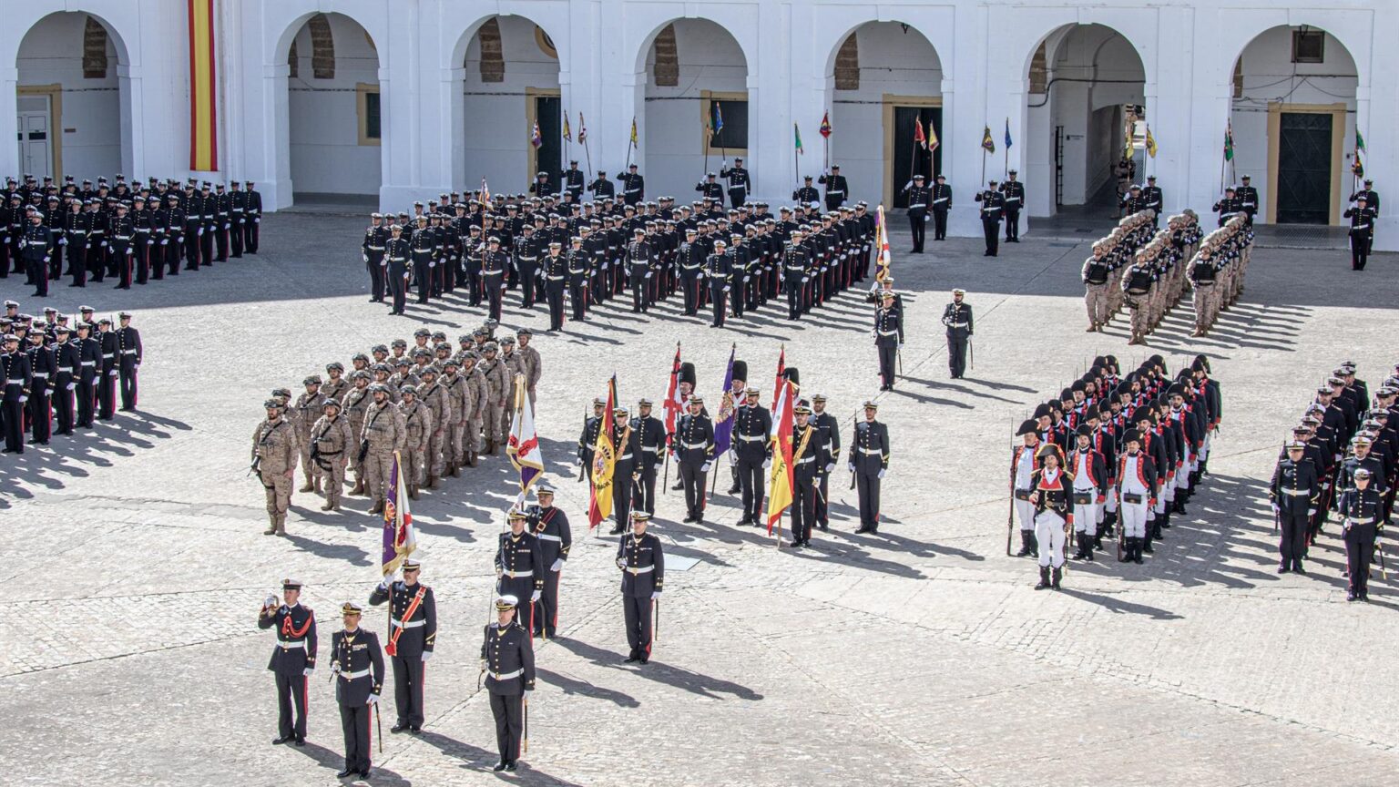 La Armada celebra el 486 aniversario de su Infantería, la unidad más antigua del mundo