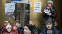 Greta Thunberg, desalojada de unas protestas en la sede del Ministerio de Energía noruego