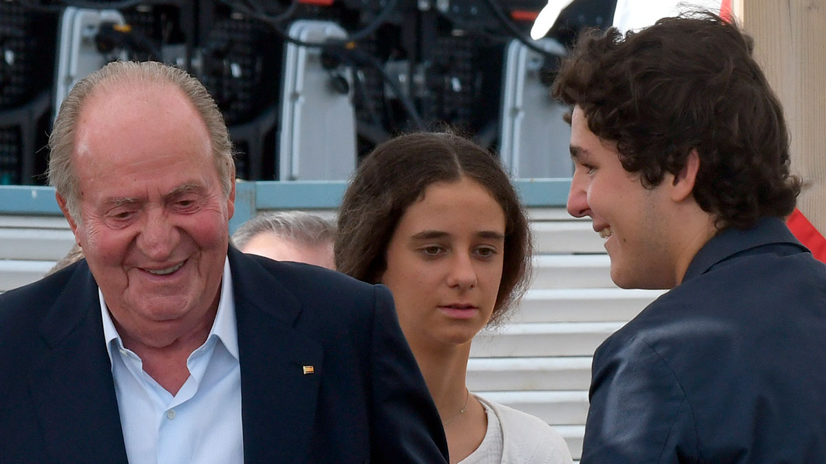 Juan Carlos I, Victoria Federica y Froilán de Marichalar