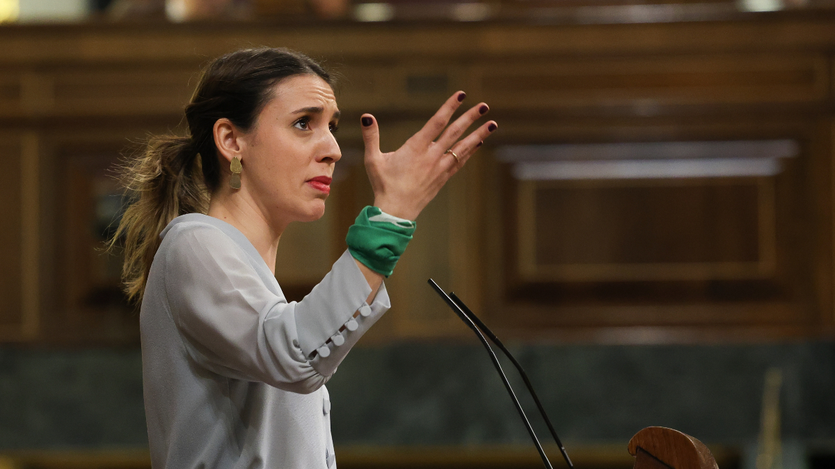 La ministra de Igualdad, Irene Montero