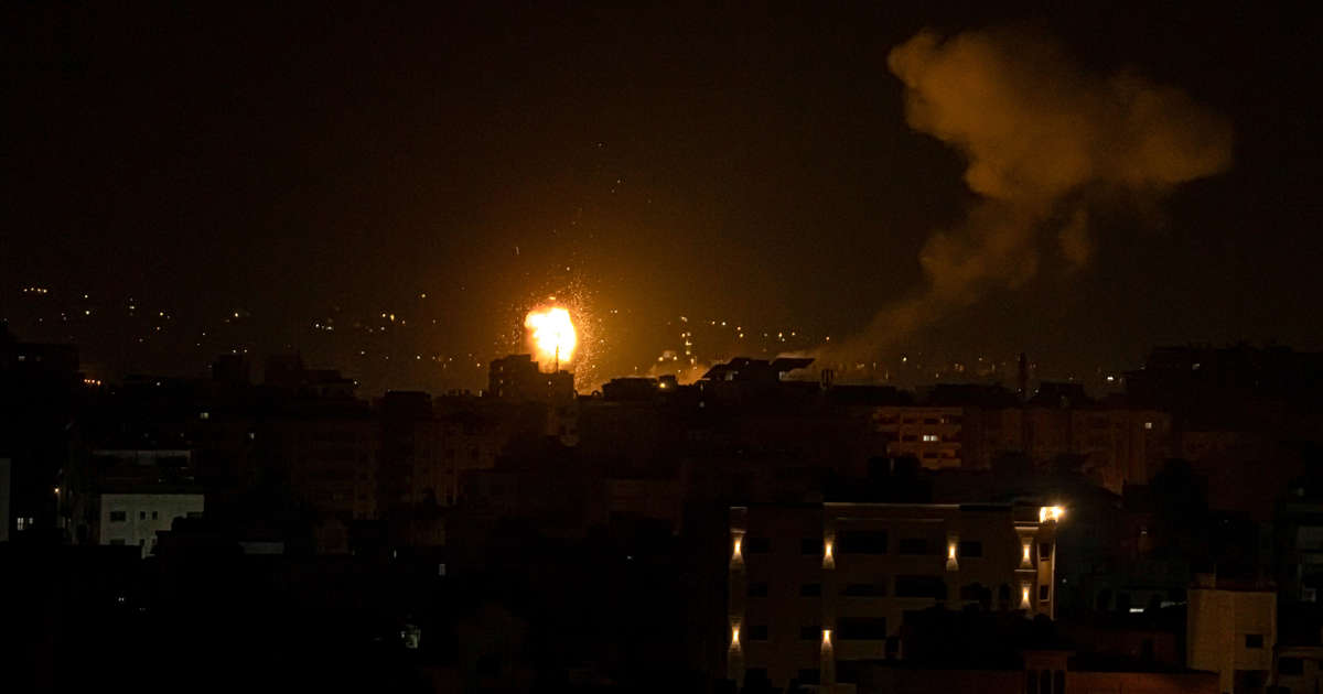 (VÍDEO) Escalada en Gaza: Israel bombardea la Franja como respuesta a un ataque con cohetes