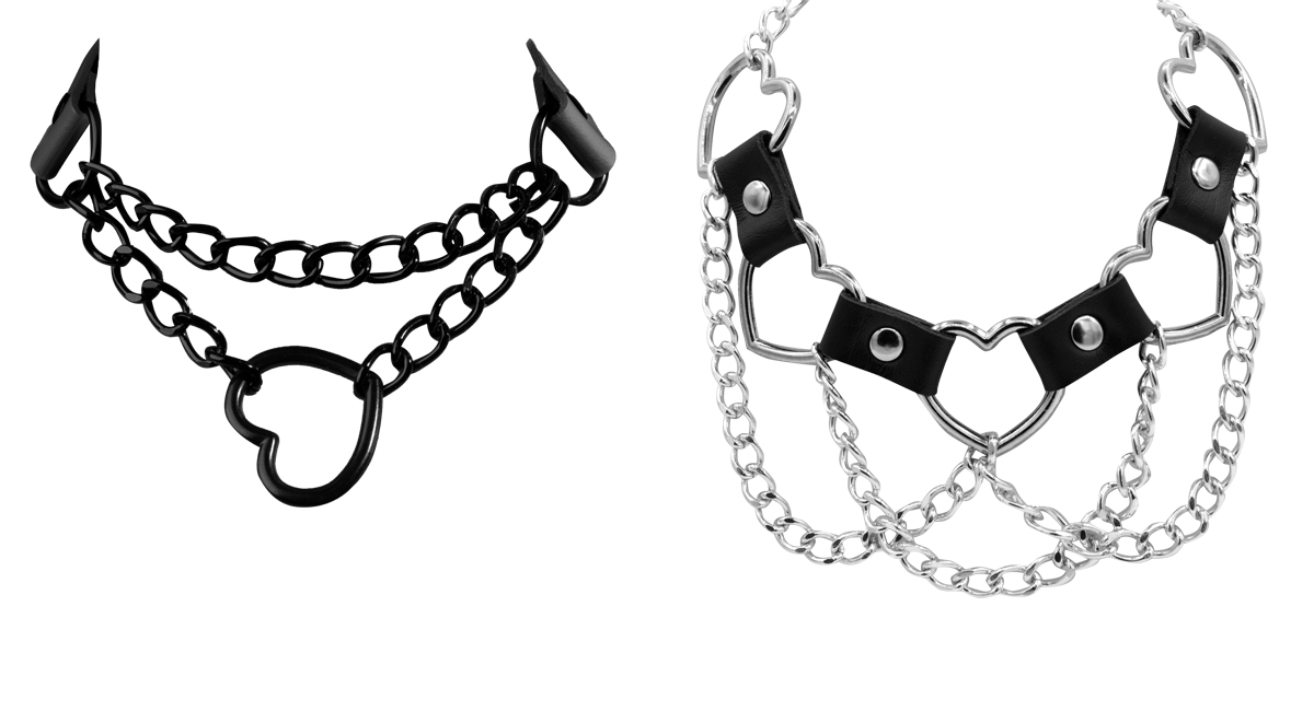 Collares de estética Goth de la firma JOYS