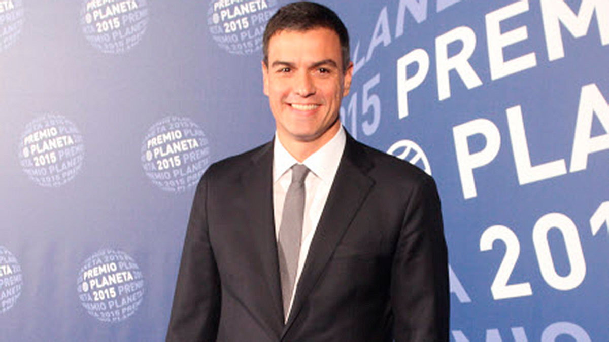 Pedro Sánchez, en los Premios Planeta.