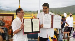 Gustavo Petro y Nicolás Maduro firman un acuerdo comercial entre Colombia y Venezuela