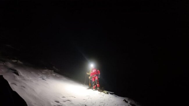 Rescatan a diez montañistas en el Moncayo