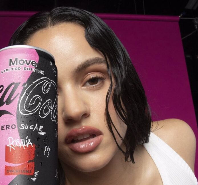 Rosalía y Coca-Cola se alían para sacar una bebida de edición limitada