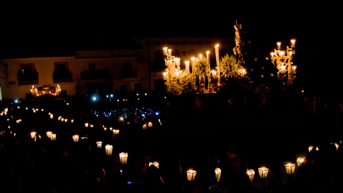 Procesión de Semana Santa en Córdoba.