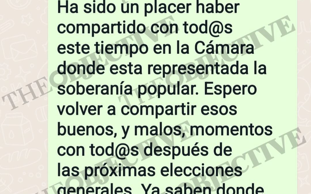 El diputado del PSOE detenido por corrupción: «Espero volver tras las elecciones generales»