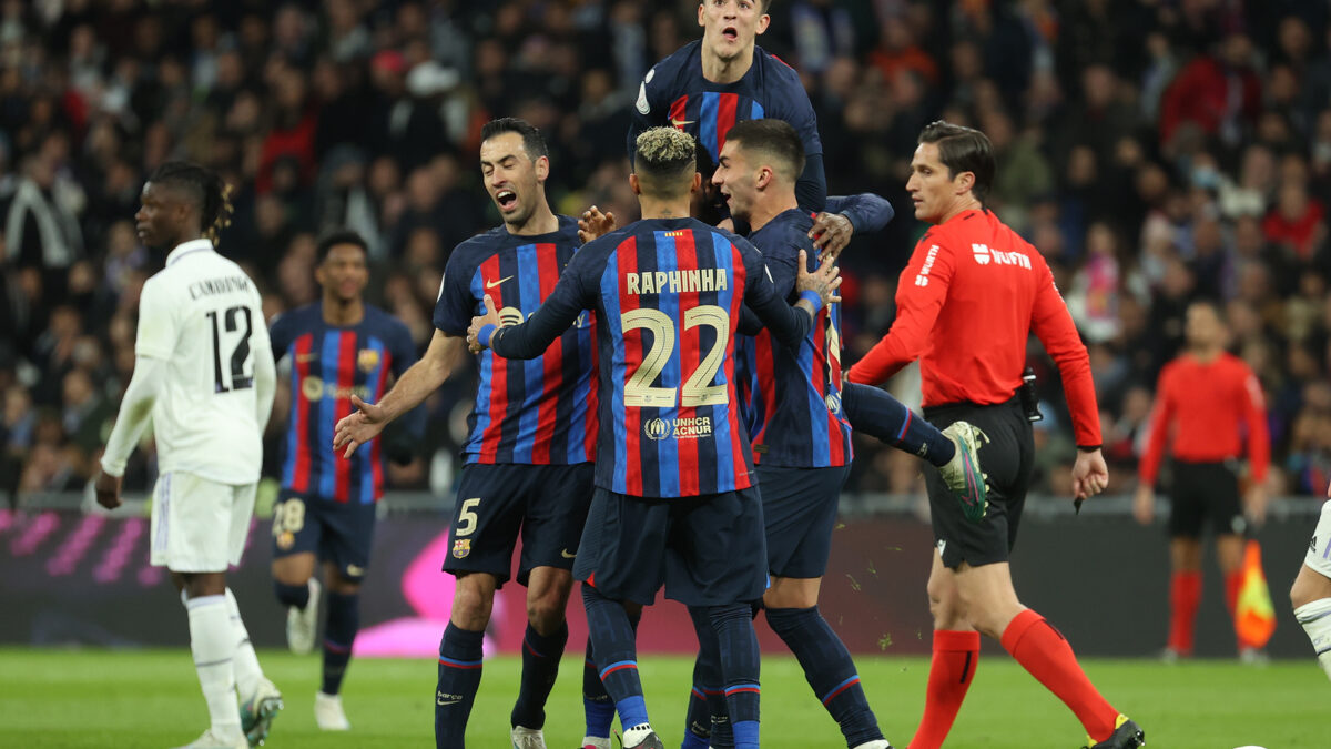 El Barcelona se impone por la mínima al Real Madrid en la ida de las semifinales de la Copa