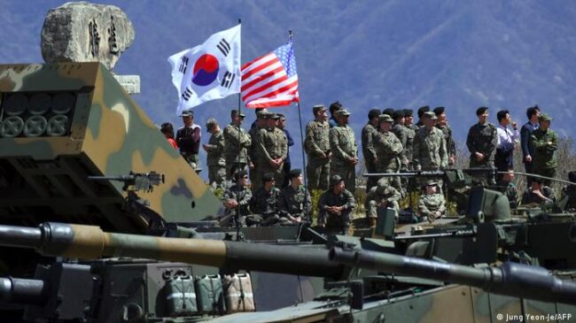 Seúl y Washington harán grandes maniobras militares a mediados de marzo