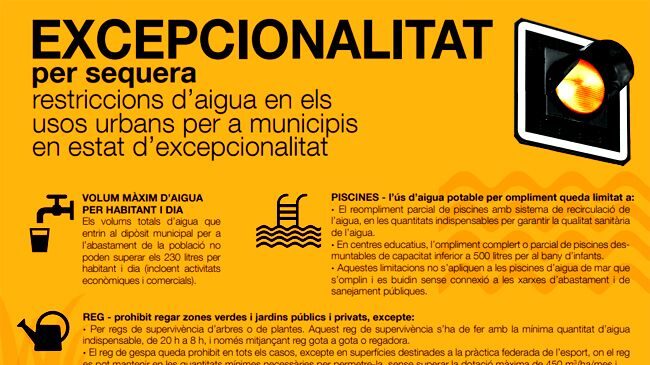 La asociación Asersa critica la falta de previsión de la Agencia Catalana del Agua