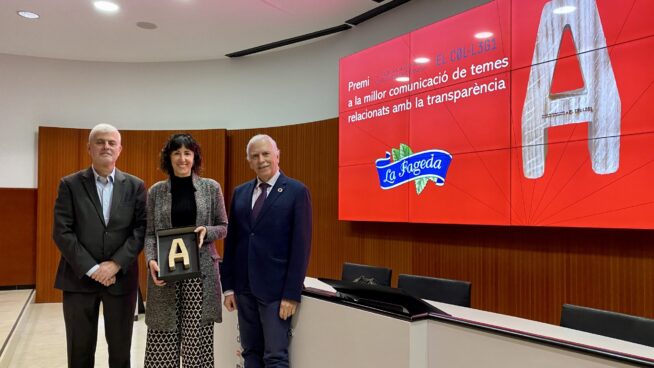 El Colegio de Auditores premia La Fageda por la transparencia en su comunicación