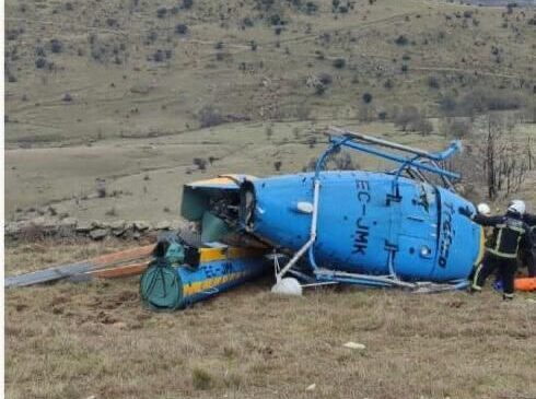 El piloto de la DGT declara que el helicóptero «se hundió» y perdió el control