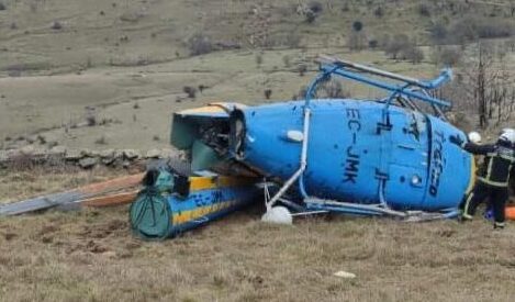 El piloto de la DGT declara que el helicóptero «se hundió» y perdió el control
