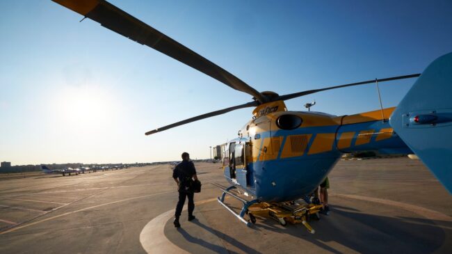 En el helicóptero de la DGT accidentado viajaban tres personas en un vuelo para dos