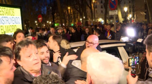 Nuevas Generaciones del PP protagonizan enfrentamientos con otros manifestantes en el 8M