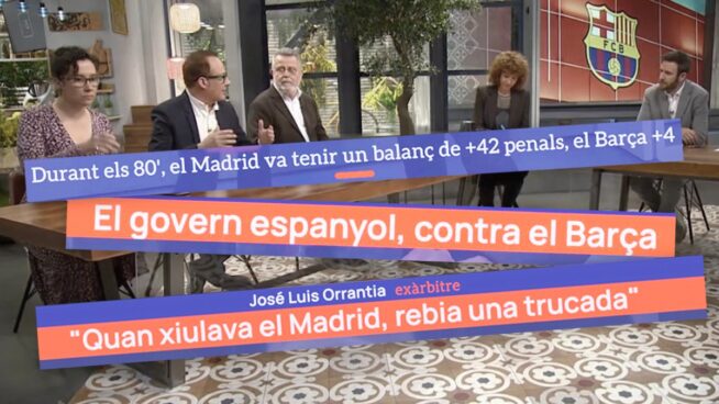TV3 trata de convertir el 'caso Negreira' en el nuevo 'procés': «El Real Madrid es el Estado»