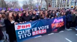 Las Nuevas Generaciones del PP de Madrid se infiltran en el 8-M: «Que te vote Tito Berni»
