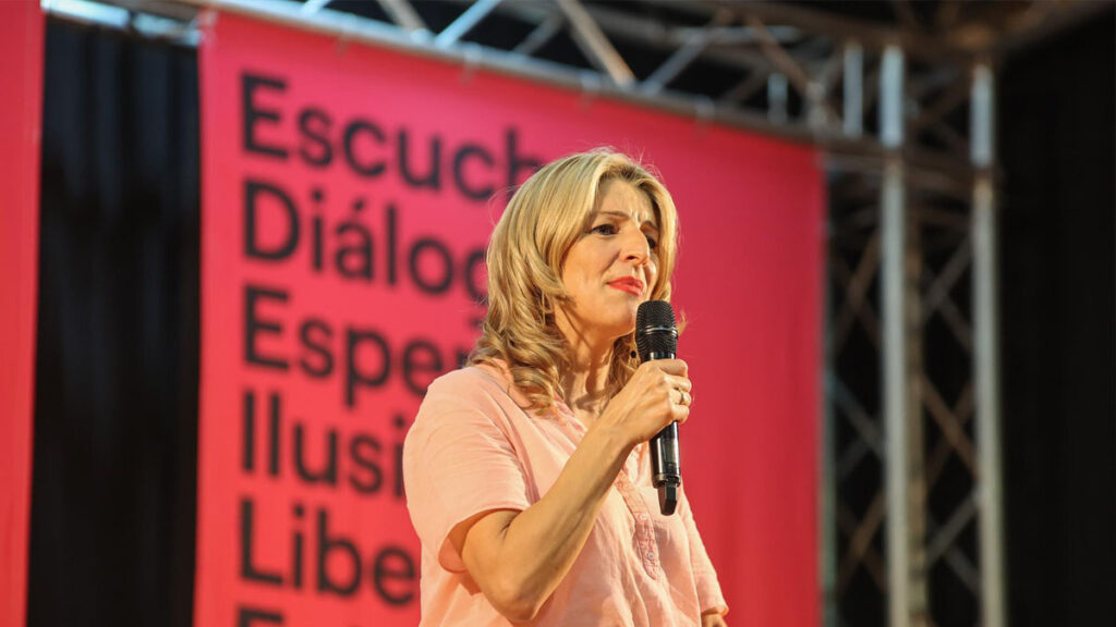 La ministra de Trabajo Yolanda Díaz