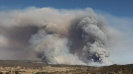 La Aemet prevé condiciones desfavorables en el incendio de Villanueva de Viver (Castellón)